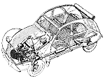 Компоновка Citroёn 2 CV