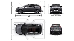 Чертеж Peugeot 3008 (2016 г)