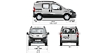 Чертеж Peugeot Bipper