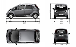 Чертеж Peugeot iOn