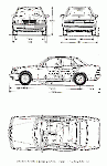Чертеж Mercedes-Benz w201