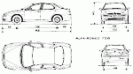 Чертеж Alfa Romeo 156