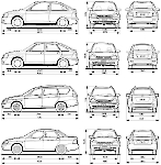 Чертеже Lada Priora