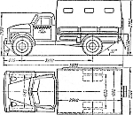 Чертеж ГАЗ-51Р