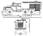 Чертеж автоцистерны AЦ 6,0 (УРАЛ 5557)