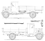 Чертеж грузовика ЯГ-6