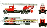 Автолестница К-30 на базе ЗиС-6