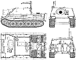 Чертеж САУ Sturmtiger