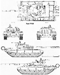 Чертеж танка Т-72А