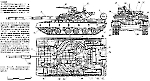 Чертеж танка Т-80БВ