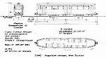 Чертеж одиночного вагона трамвая Duewag K66