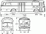 Чертеж Mercedes-Benz O 322