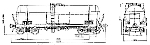 Чертеж вагона модели 15-1525-01. 4-осная цистерна для желтого фосфора