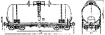 Чертеж вагона модель 15-1780. Вагон-цистерна для перевозки пропана, бутана и их смесей