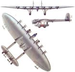 Силуэт самолета-гиганта К-7