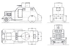 Чертеж бронеавтомобиля Bilbao