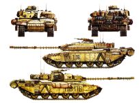 Силуэты основного танка Challenger
