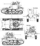 Чертеж Flakpanzer I
