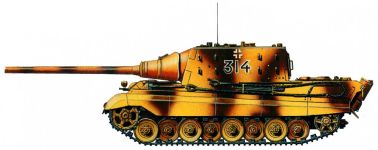 Силуэт САУ Jagdtiger