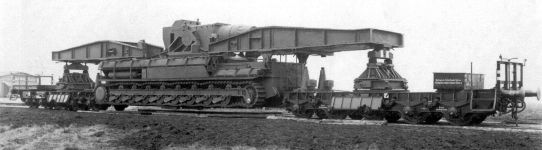 Железнодорожный транспортер для мортир "Karl"