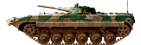Силуэт БМП-1